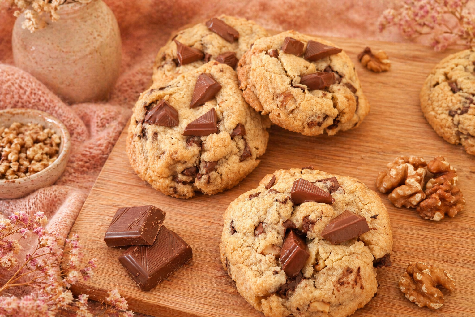 Cookies Noix & Chocolat au lait