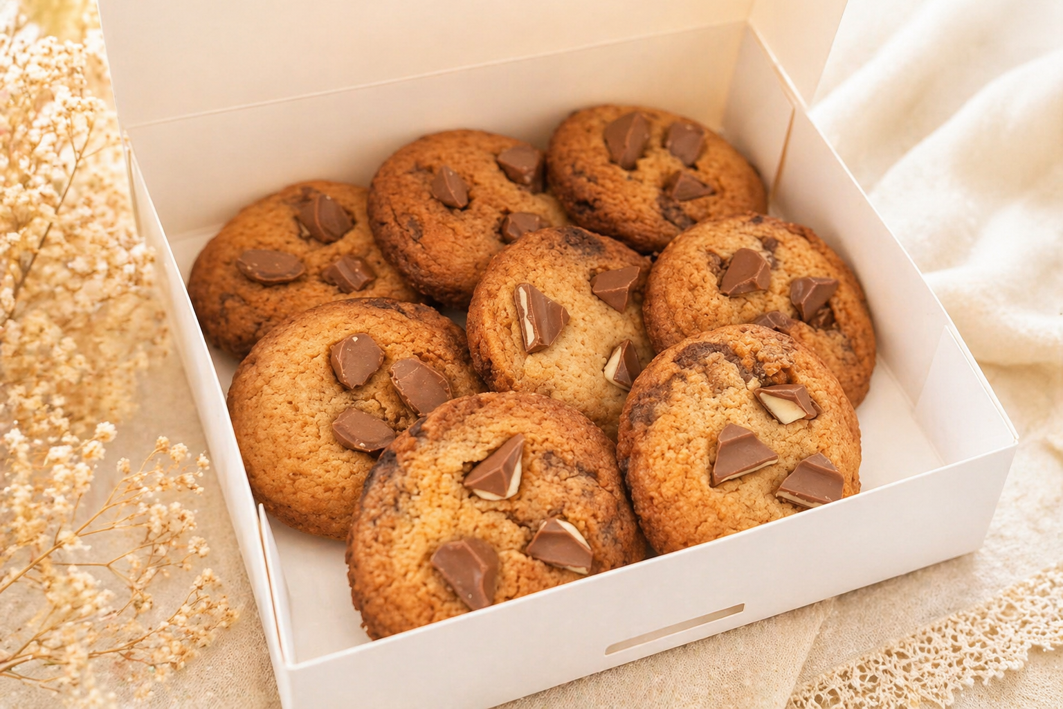 Cookies noix & gianduja